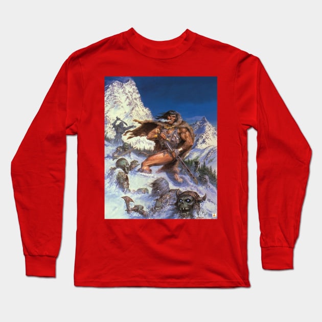 Conan the Barbarian 1 Long Sleeve T-Shirt by stormcrow